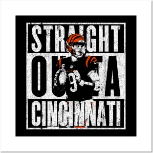 Straight Outta Cincinnati (Joe Burrow) Posters and Art